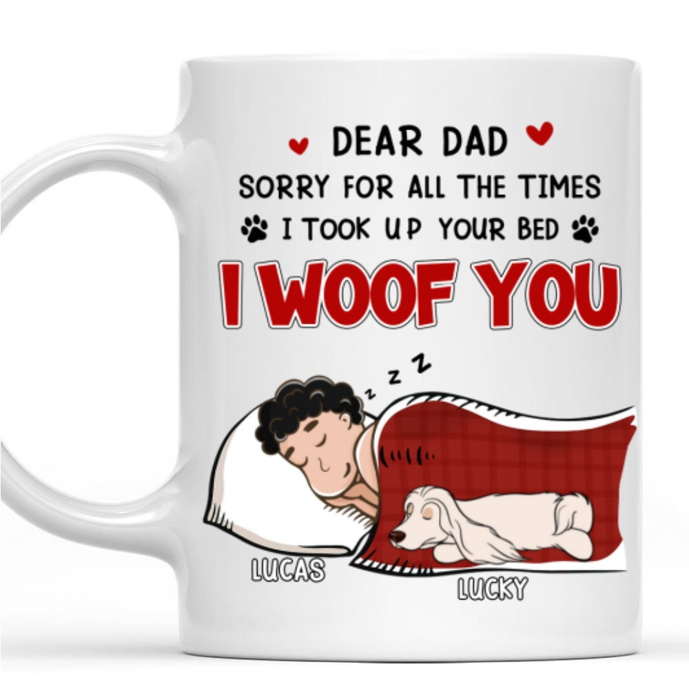 Personalized Custom Coffee Mug: 'Took Up Your Bed' Design