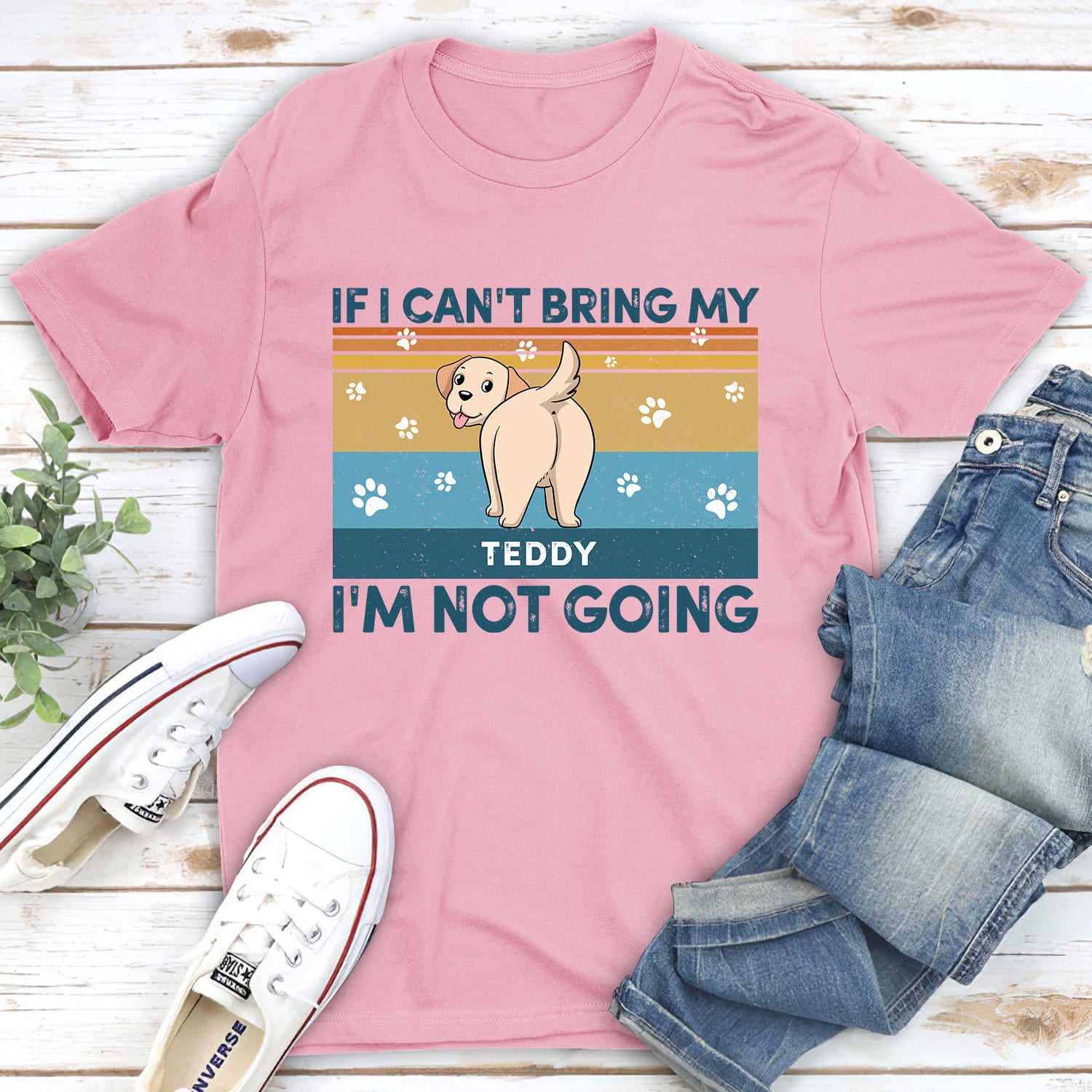 Customizable Unisex Dog Lover's Personalized T-shirt