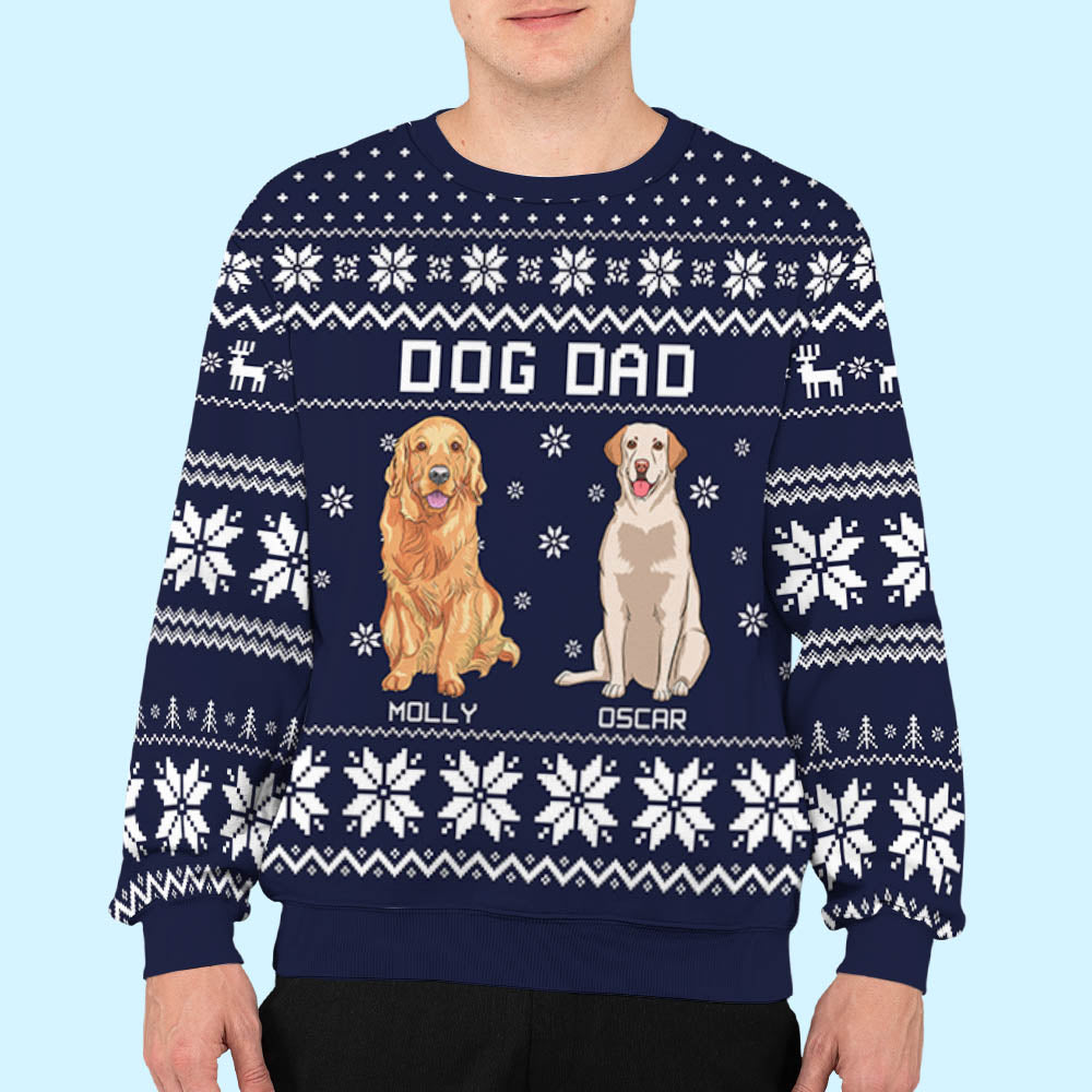 Top-Rated Personalized All-Over-Print Dog Sweatshirt for Dog Lovers