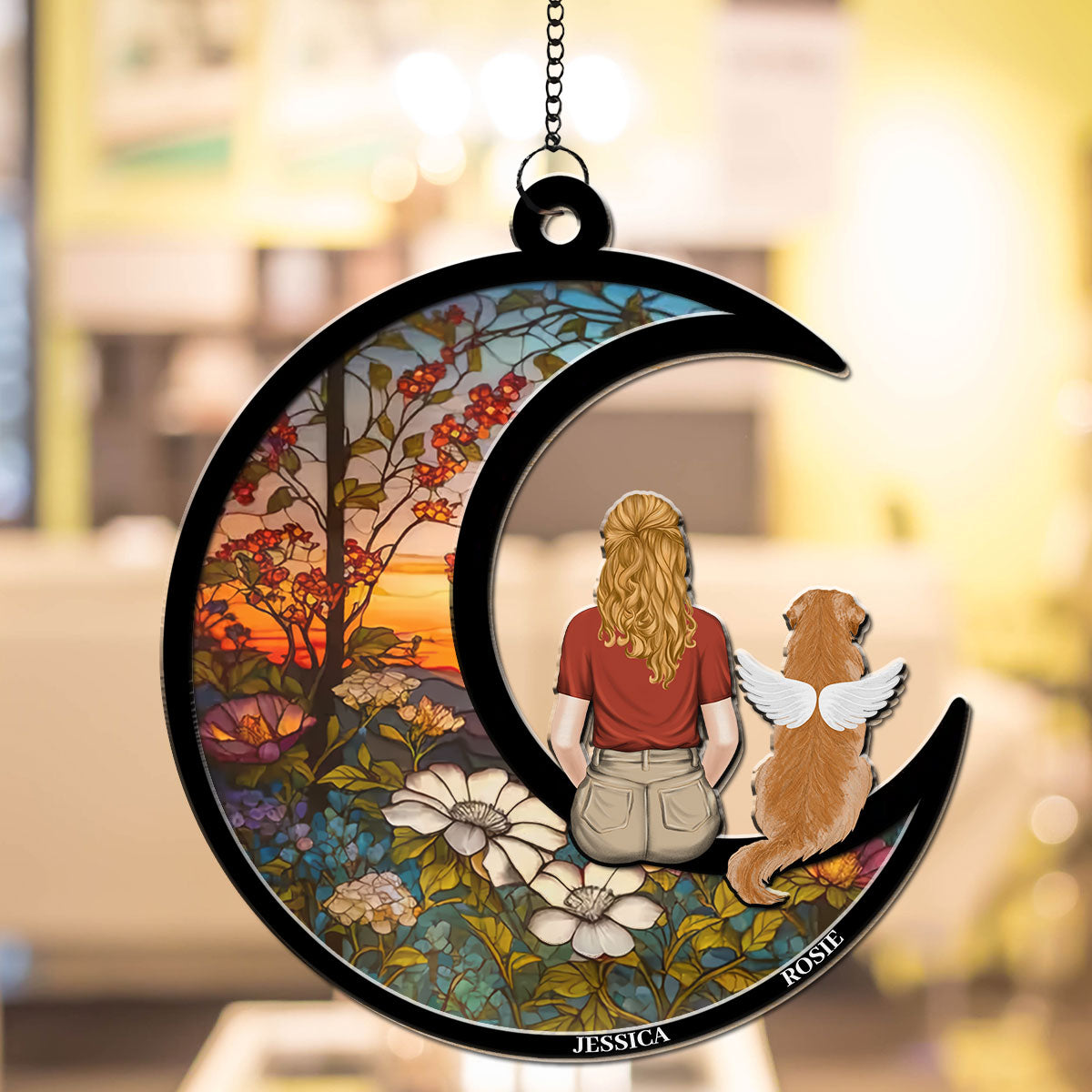 Personalized 'Until I See You Again' Custom Suncatcher - Ideal Decor & Gift