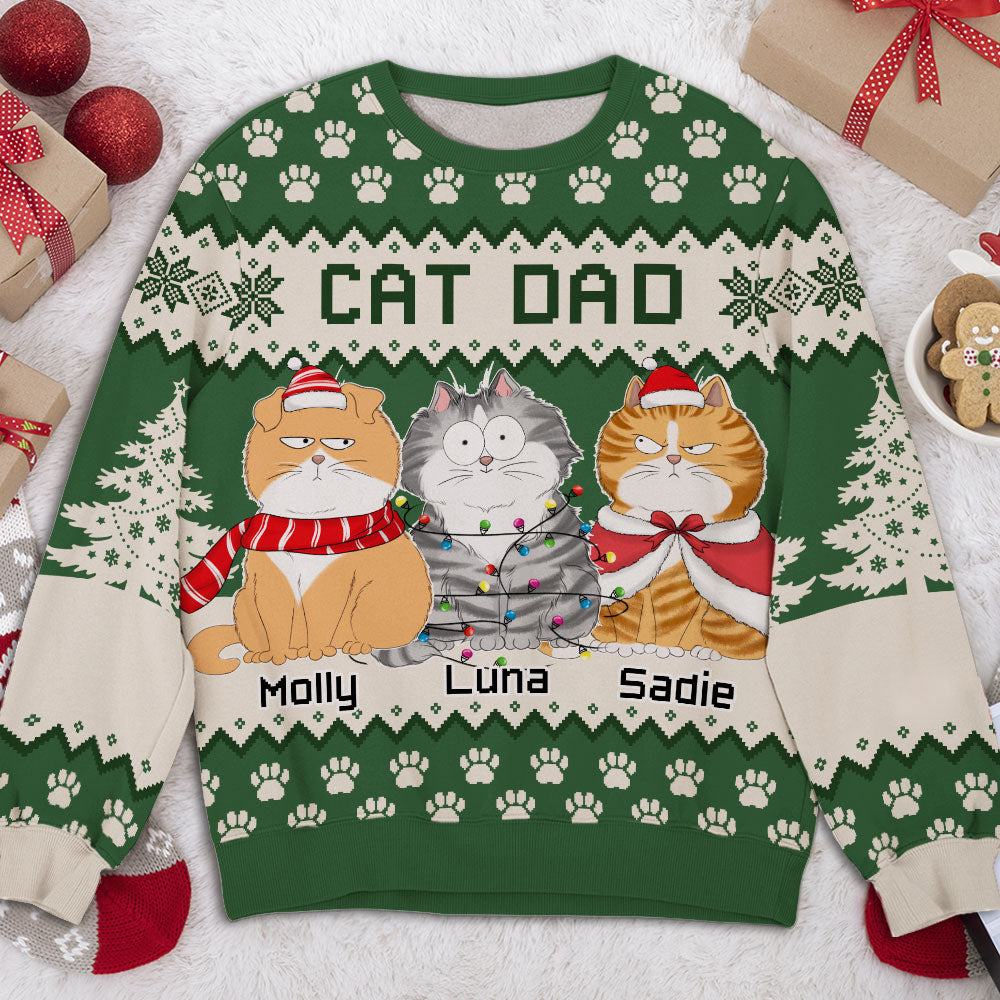 Paw Forest - Exclusive Personalized All-Over Print Sweatshirt for Pet Lovers