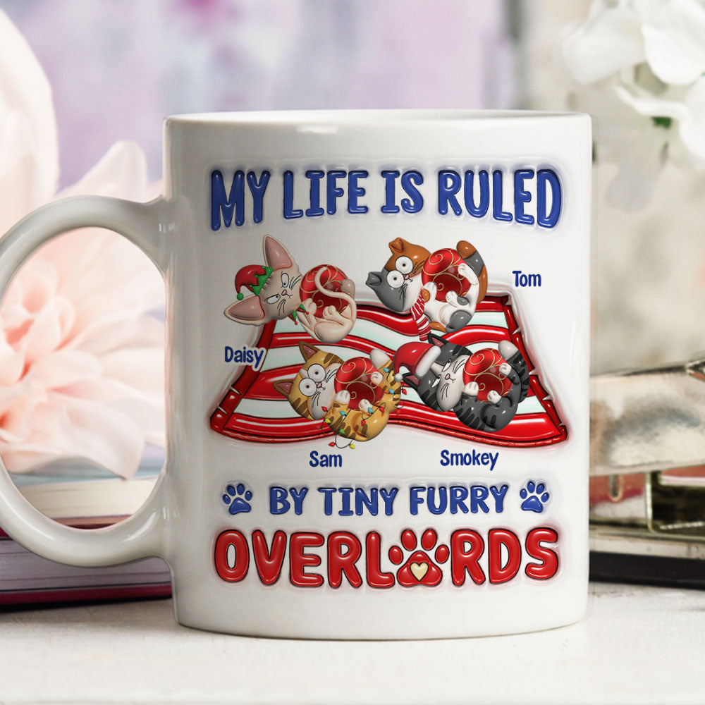 Personalized 3D Inflated Effect Cute Furry Overlords Mug