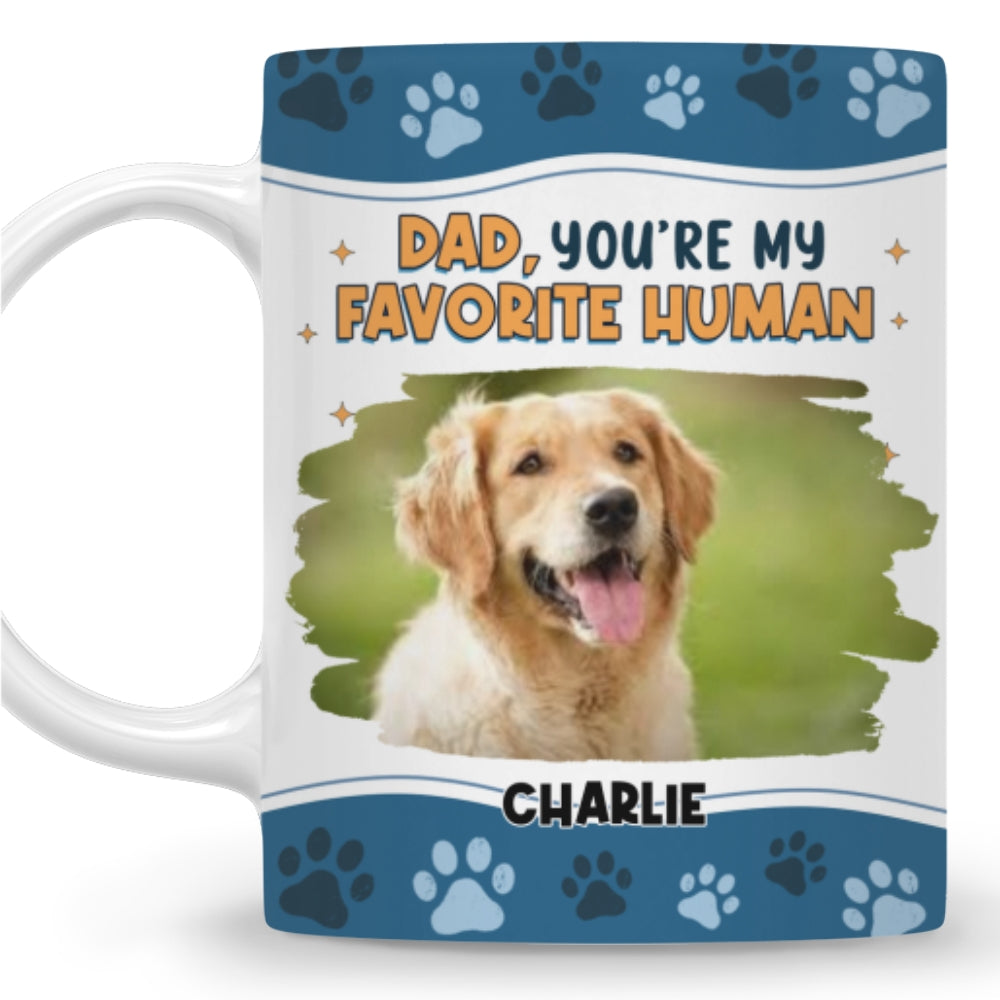 Personalized 'I Love You The Most' Photo Custom Coffee Mug