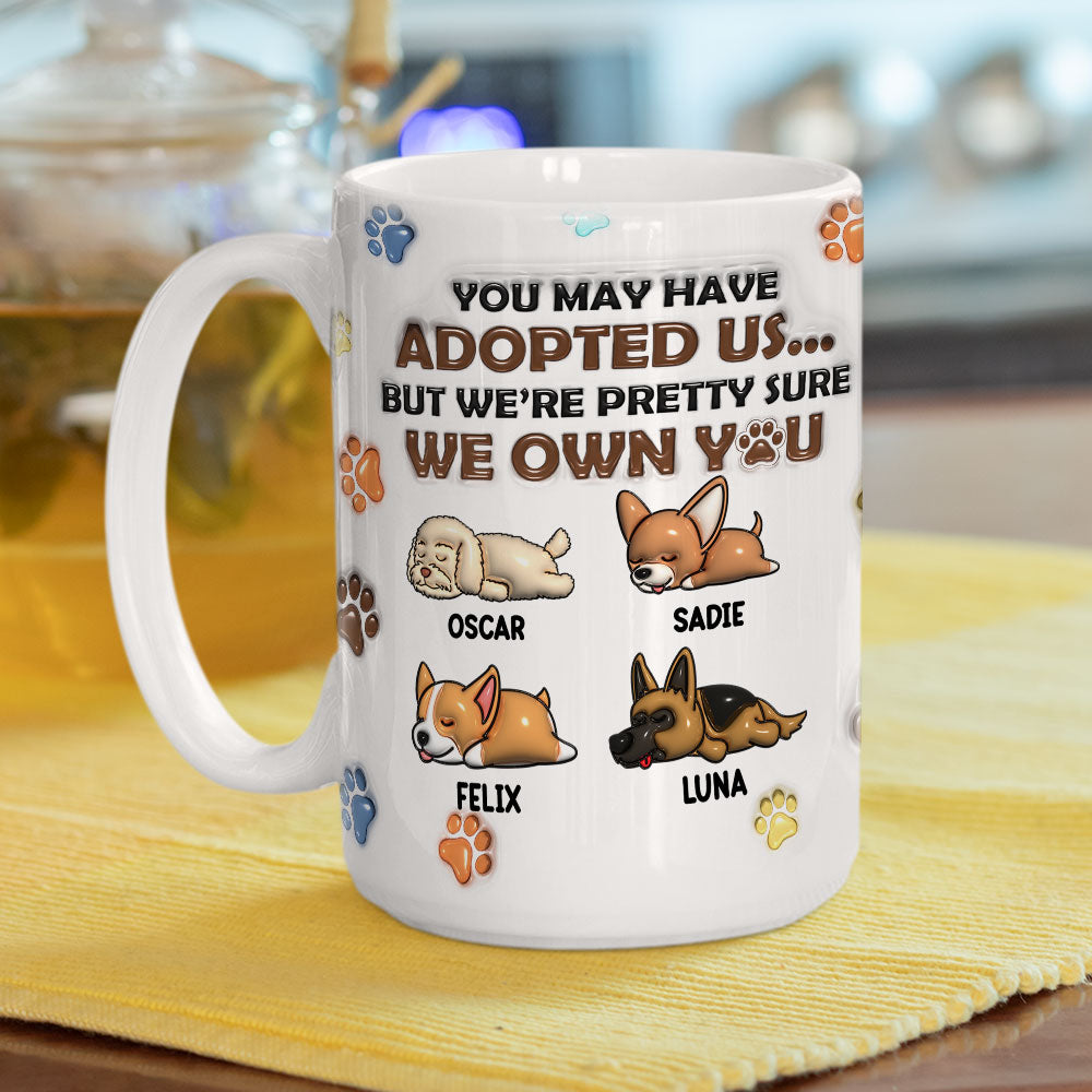 Custom Personalized 3D Inflated Effect Ceramic Mug for a Vigor - Filled Day