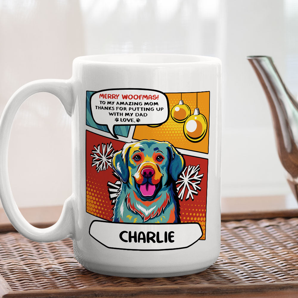 Personalized Christmas Custom Coffee Mug for Amazing Dads