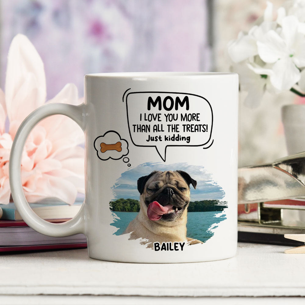 Just Kidding - Customizable Personalized Coffee Mug for Pet Lovers