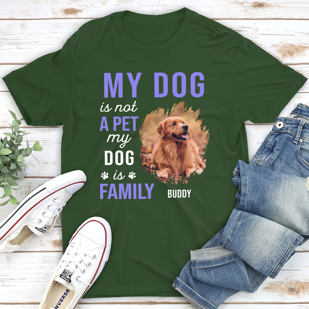 Personalized Custom Unisex My Family Photo T-shirt - Ideal Gift for Pet Lovers