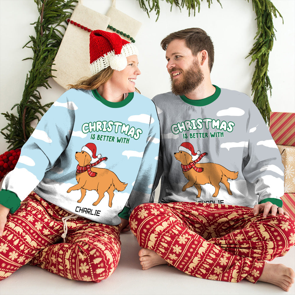 Exclusive Personalized All-Over-Print Christmas Sweatshirt for Pet Lovers