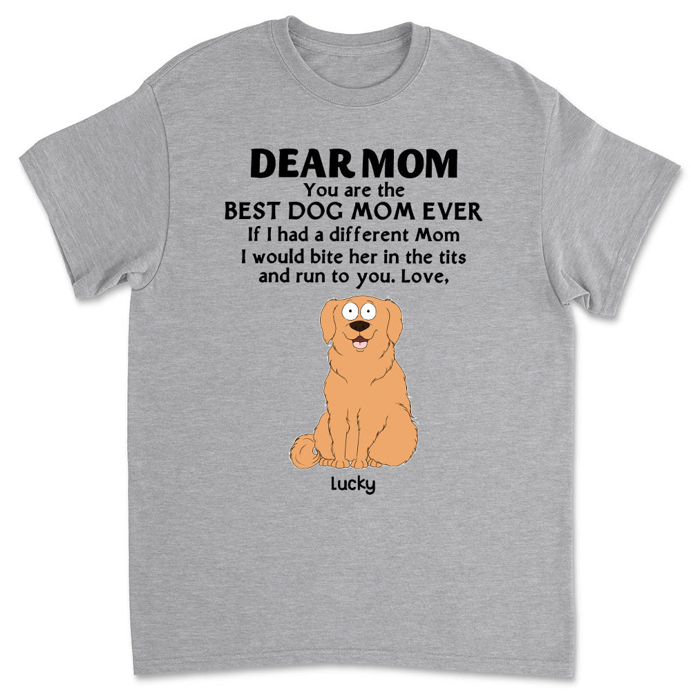 Bite And Run - Customizable Unisex Personalized T-shirt for Pet Lovers