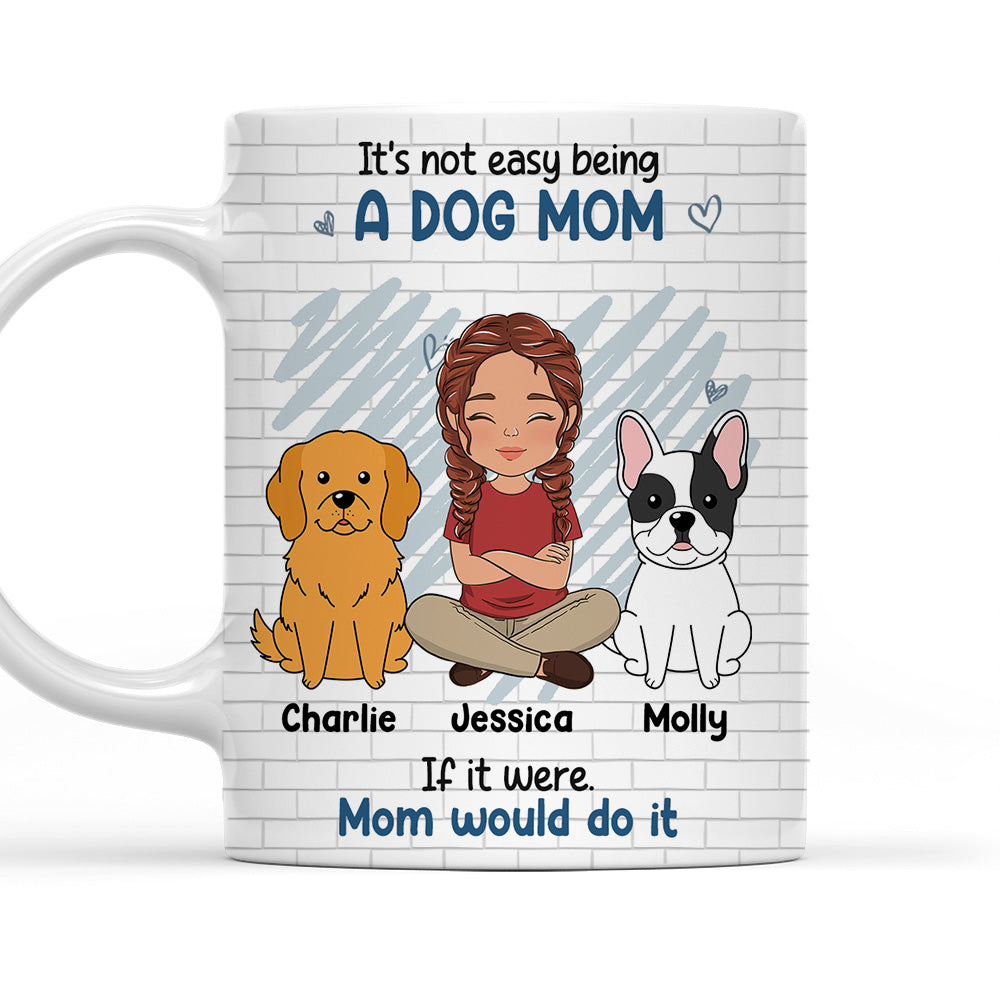 Personalized Custom Coffee Mug: Ideal Gift for Dog Moms