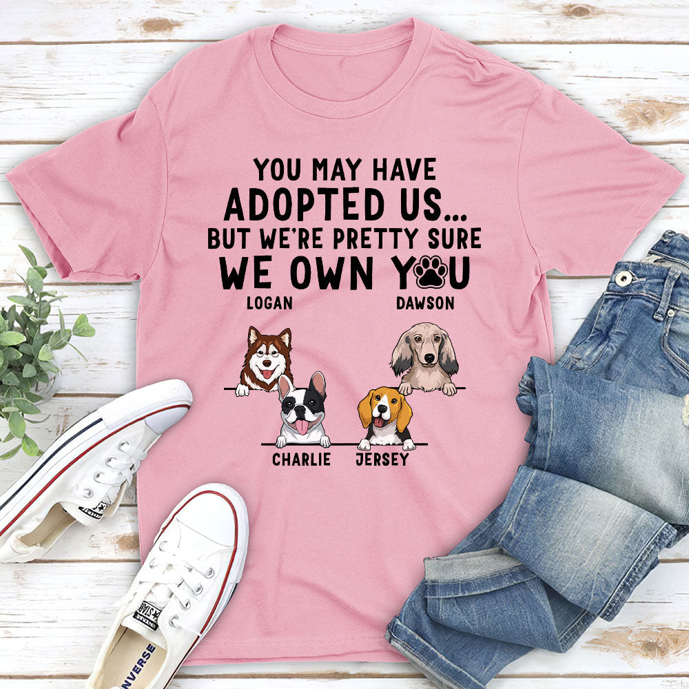 Personalized Custom Unisex 'You May Have Adopted Me' T-shirt - Ideal Gift for Pet Lovers