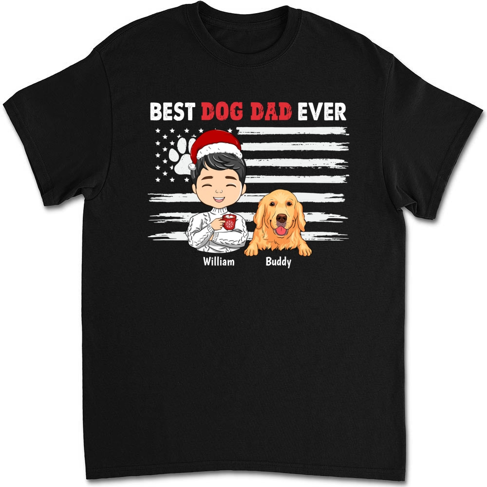 My Best Dad - Customizable Unisex Personalized T-shirt for Pet Lovers