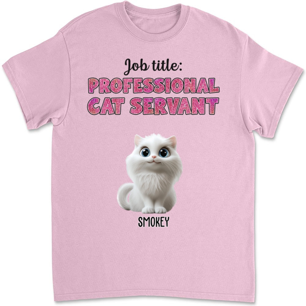 Cat Servant New Style - Customizable Unisex Personalized T-shirt for Pet Lovers