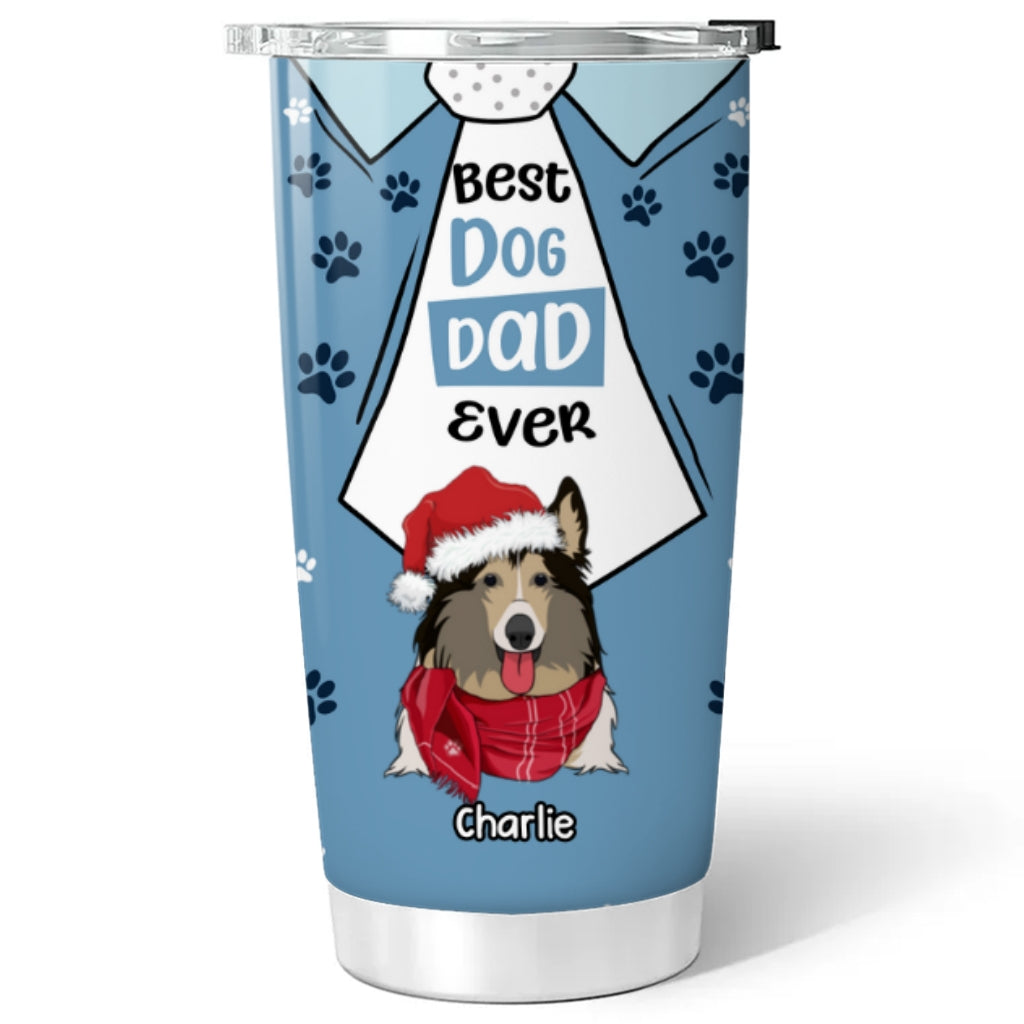 Personalized 'We Love You Best Dog Dad' Custom Tumbler - Ideal Gift