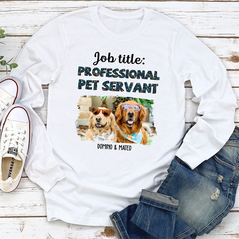 Customizable Professional Pet Lover Long Sleeve T - shirt