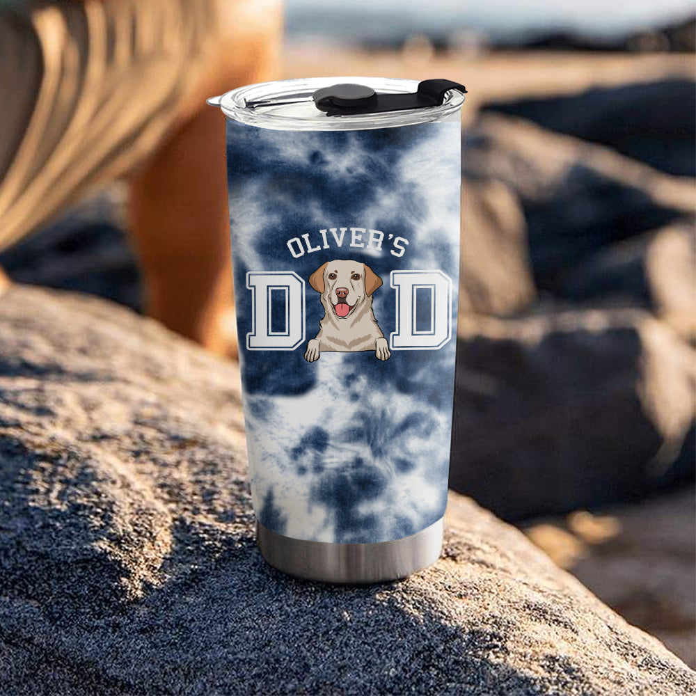 Customizable Dog Dad/Mom Tumbler - Personalized with Thousands of Designs