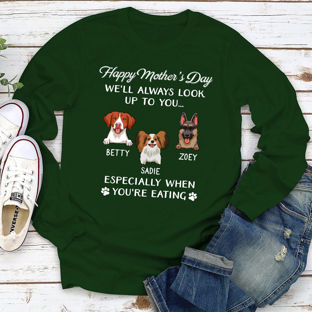 Personalized Custom Long Sleeve Dog - Inspired T - shirt for Pet Lovers