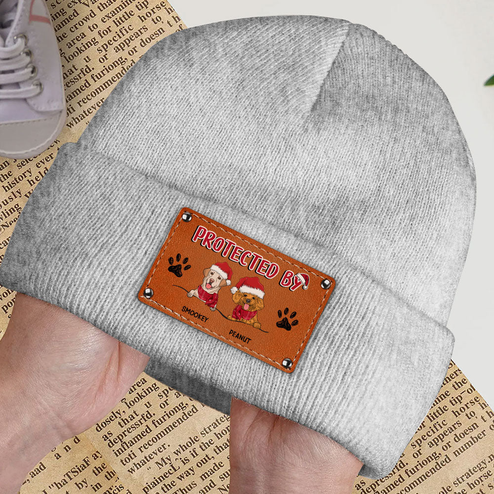 Personalized Dog-Protected Christmas Baby Beanie