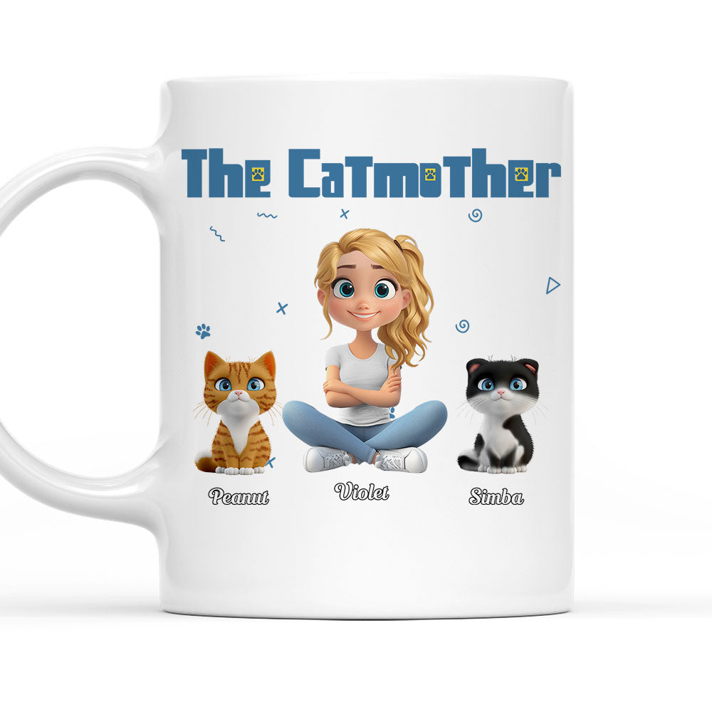 Personalized Custom 'I Am The Catmother' Coffee Mug - A Unique Gift Idea