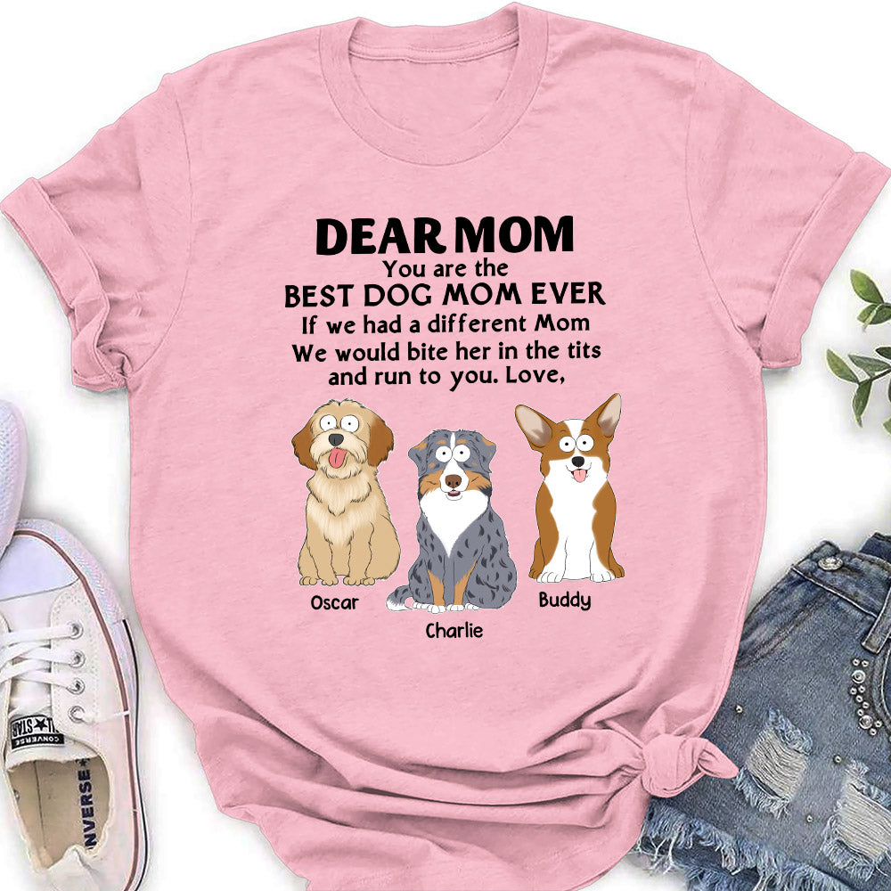 Bite And Run - Customizable Personalized Women's Pet Lover T-shirt