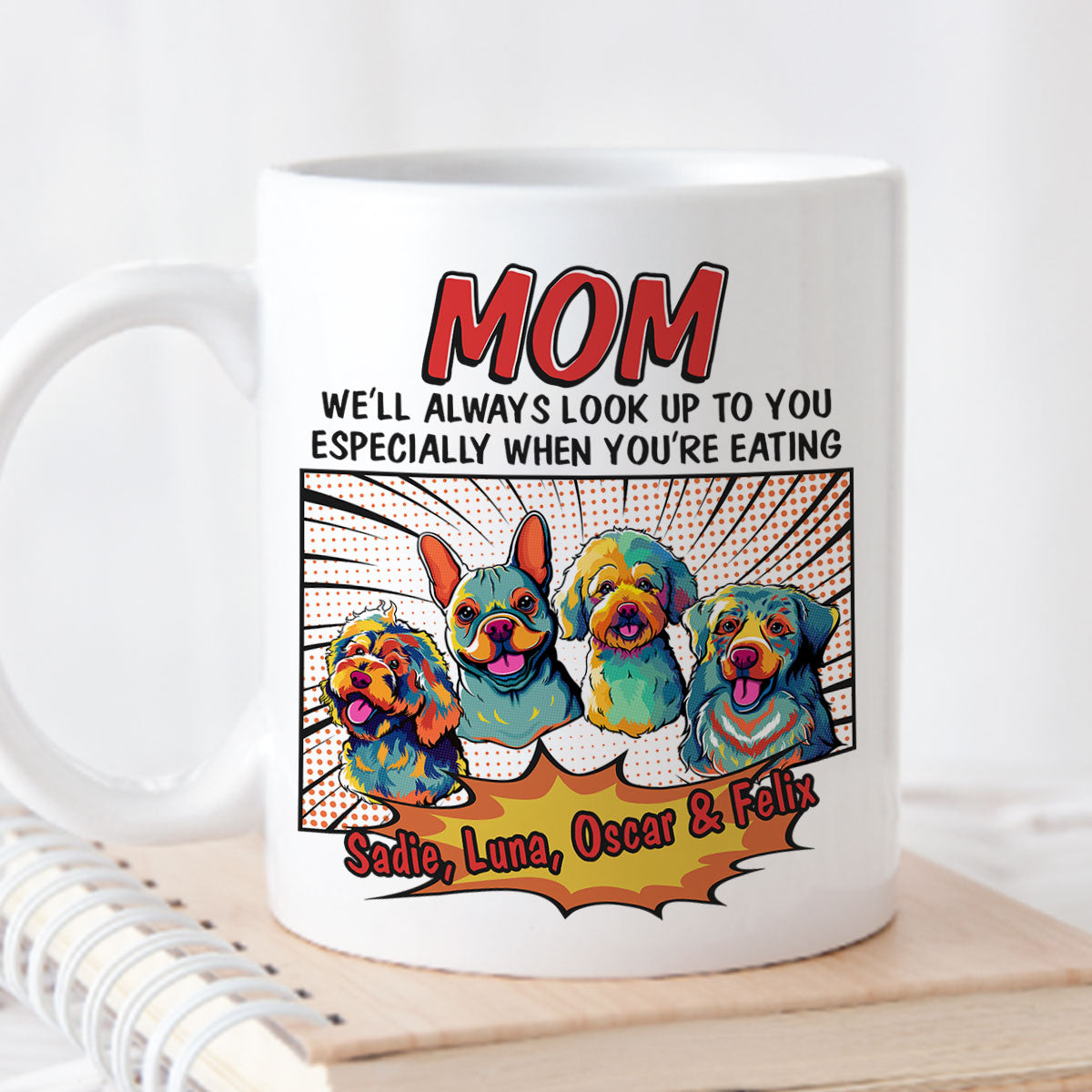 Personalized Pop Art Pet - The Perfect Custom Coffee Mug for Pet Lovers