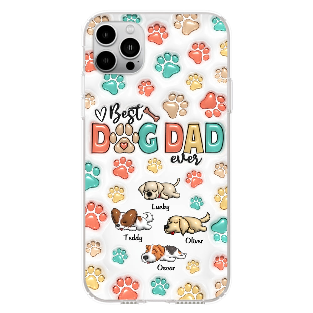 Best Fur Mom Ever! Personalized 3D Inflated Effect Custom Phone Case
