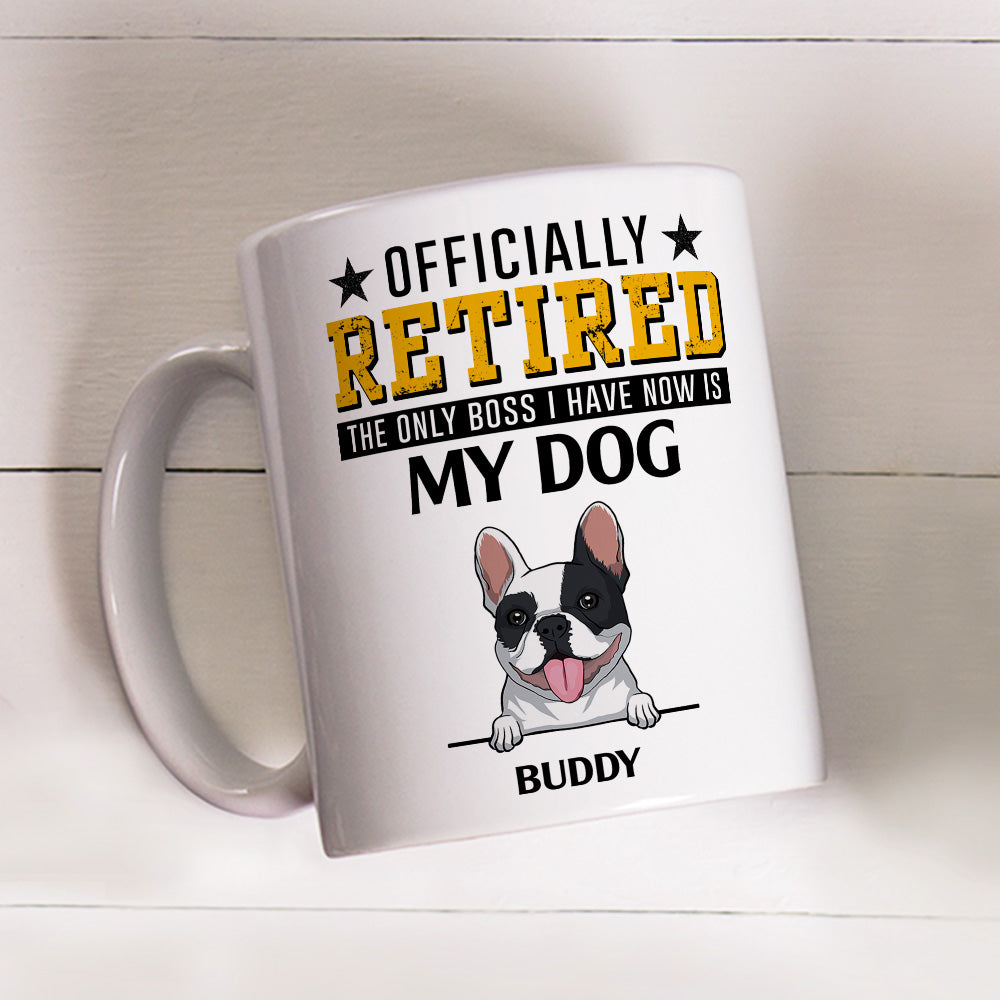 Officially Retired - Customizable Personalized Coffee Mug for Pet Lovers
