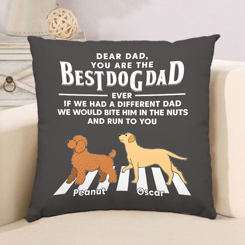 Customizable Personalized Dog-Themed Throw Pillow for Pet Lovers
