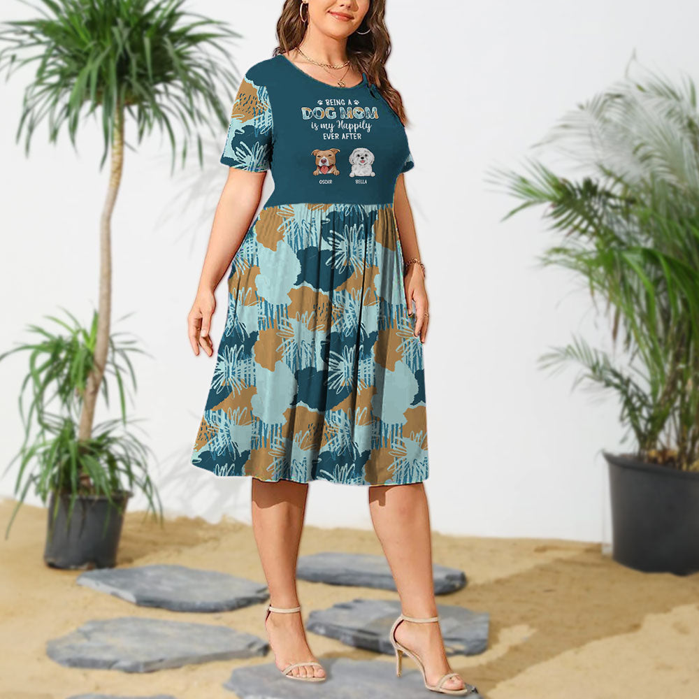 Personalized My Happily Ever After Casual Dress for Dog Moms