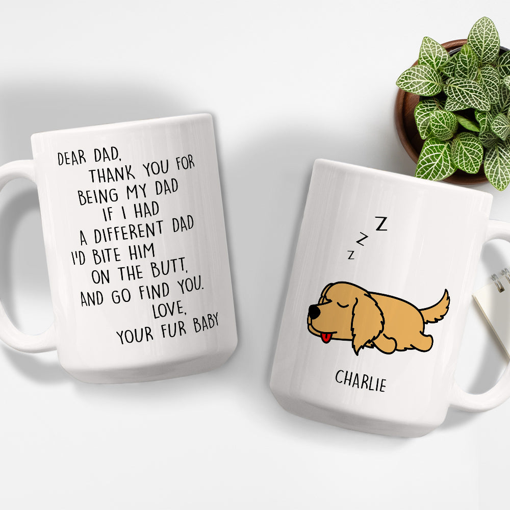 Personalized Custom Coffee Mug - Ideal Gift for Dog Moms and Dads