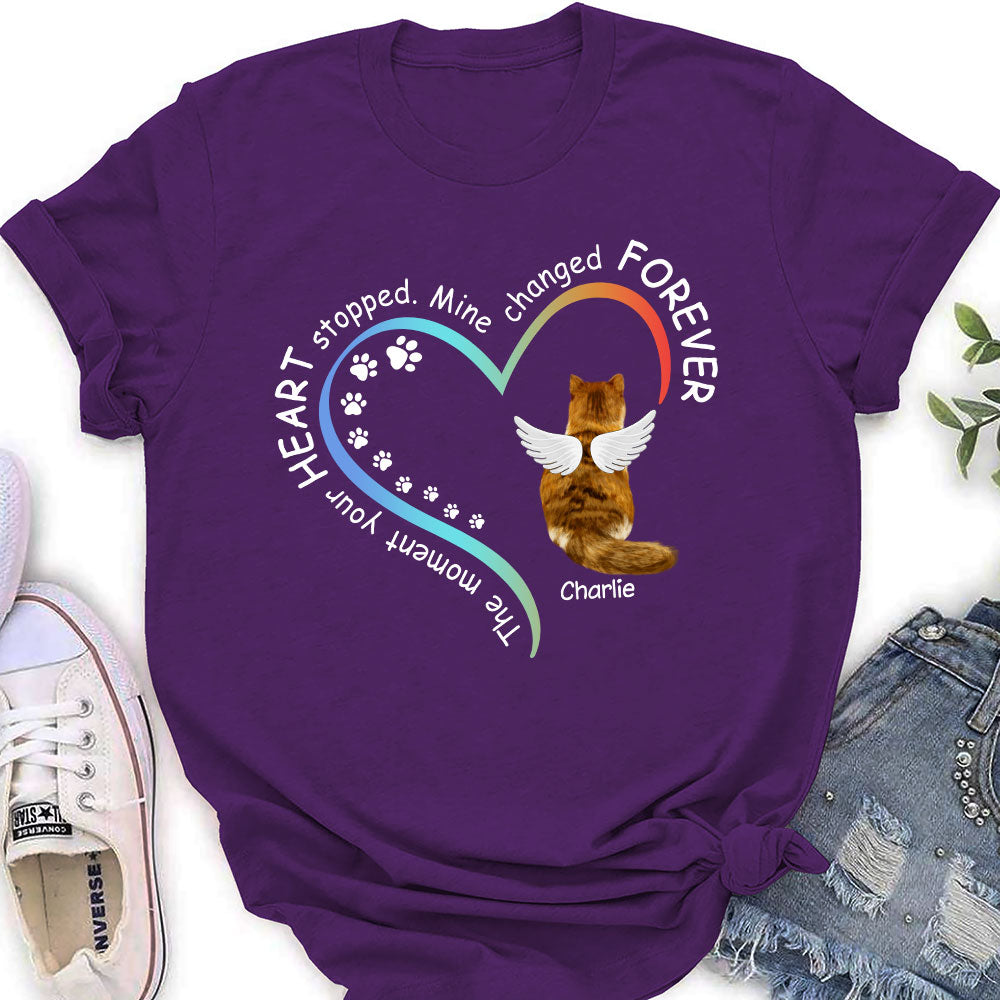 My Heart Changed Forever 2 - Customizable Personalized Women's Pet Lover T-shirt