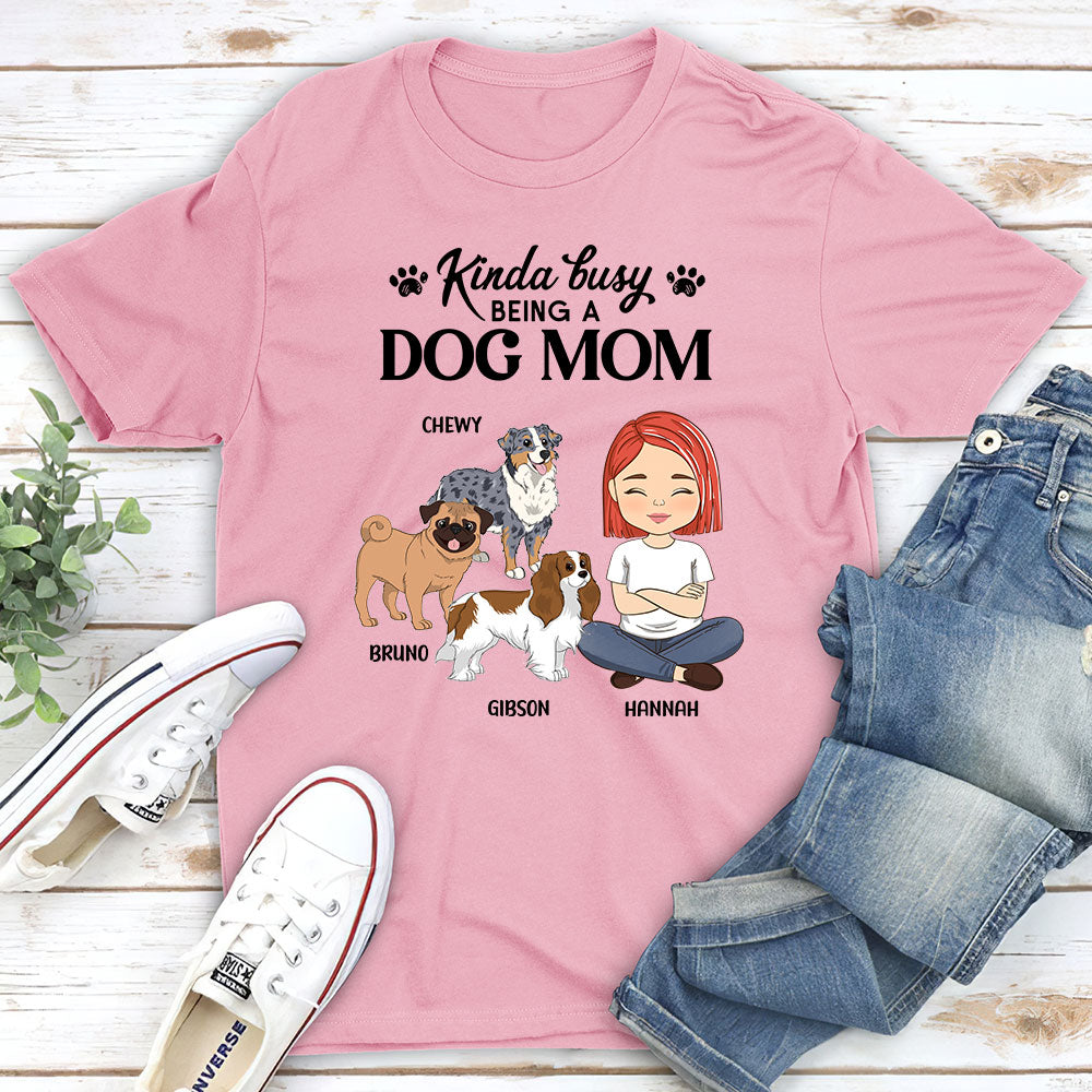 Personalized Custom Unisex T-shirt for Busy Pet - Loving Moms