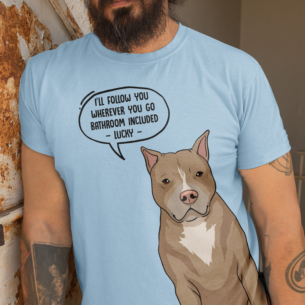Personalized 'I'll Follow You' All-over-print Comfort T-shirt
