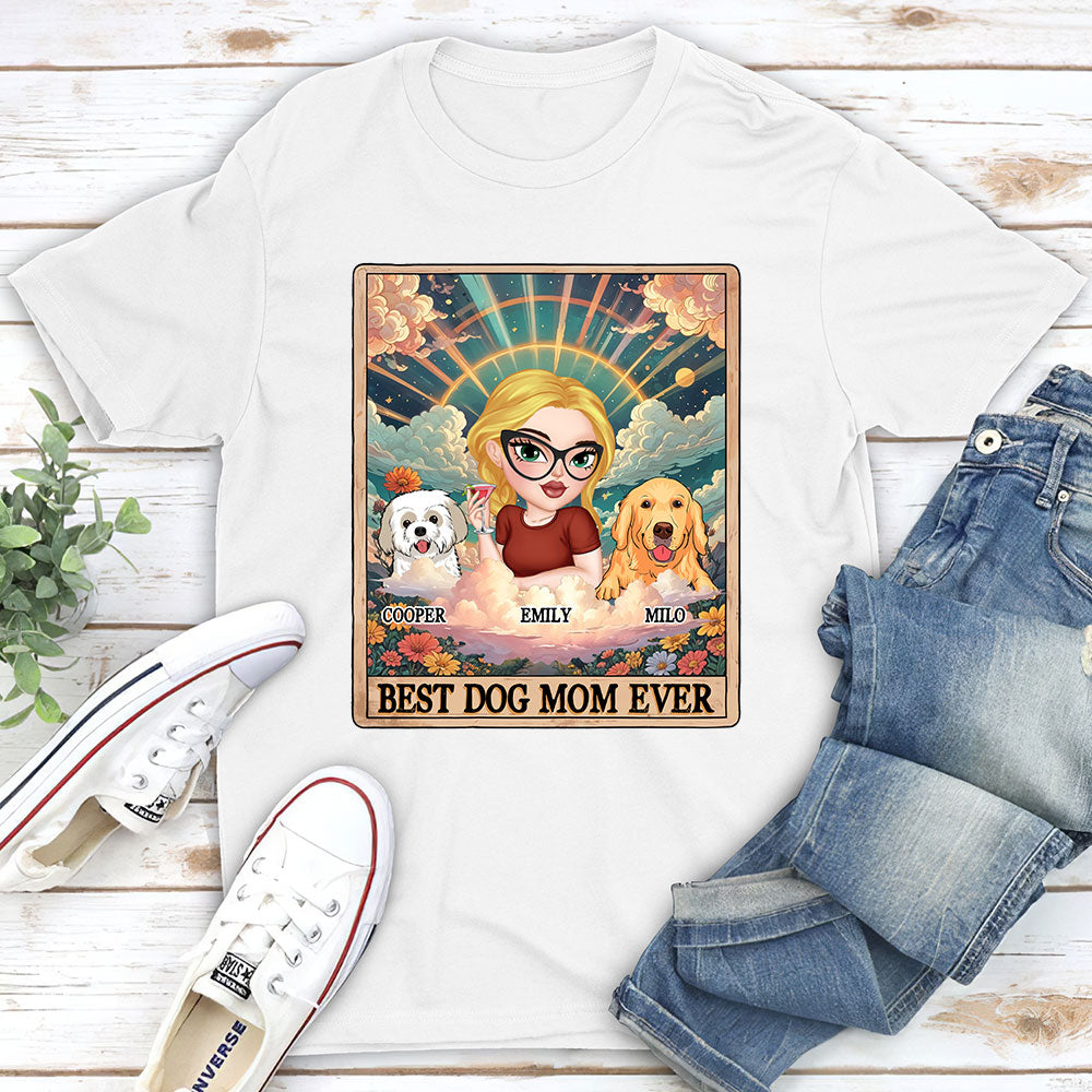 Tarot Dog Mom Personalized Custom Unisex T - shirt: Ideal Gift for Pet Lovers