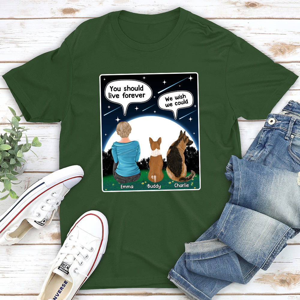 I Wish - Customizable Unisex Personalized Pet Lover T-shirt