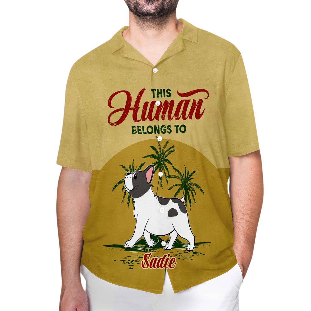 Customizable Pet - Themed Hawaiian Shirt for Dog Lovers
