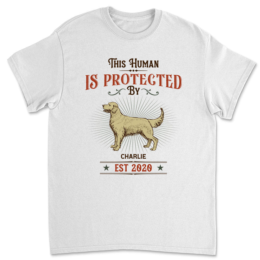 This Human Vintage - Customizable Unisex Personalized T-shirt for Pet Lovers