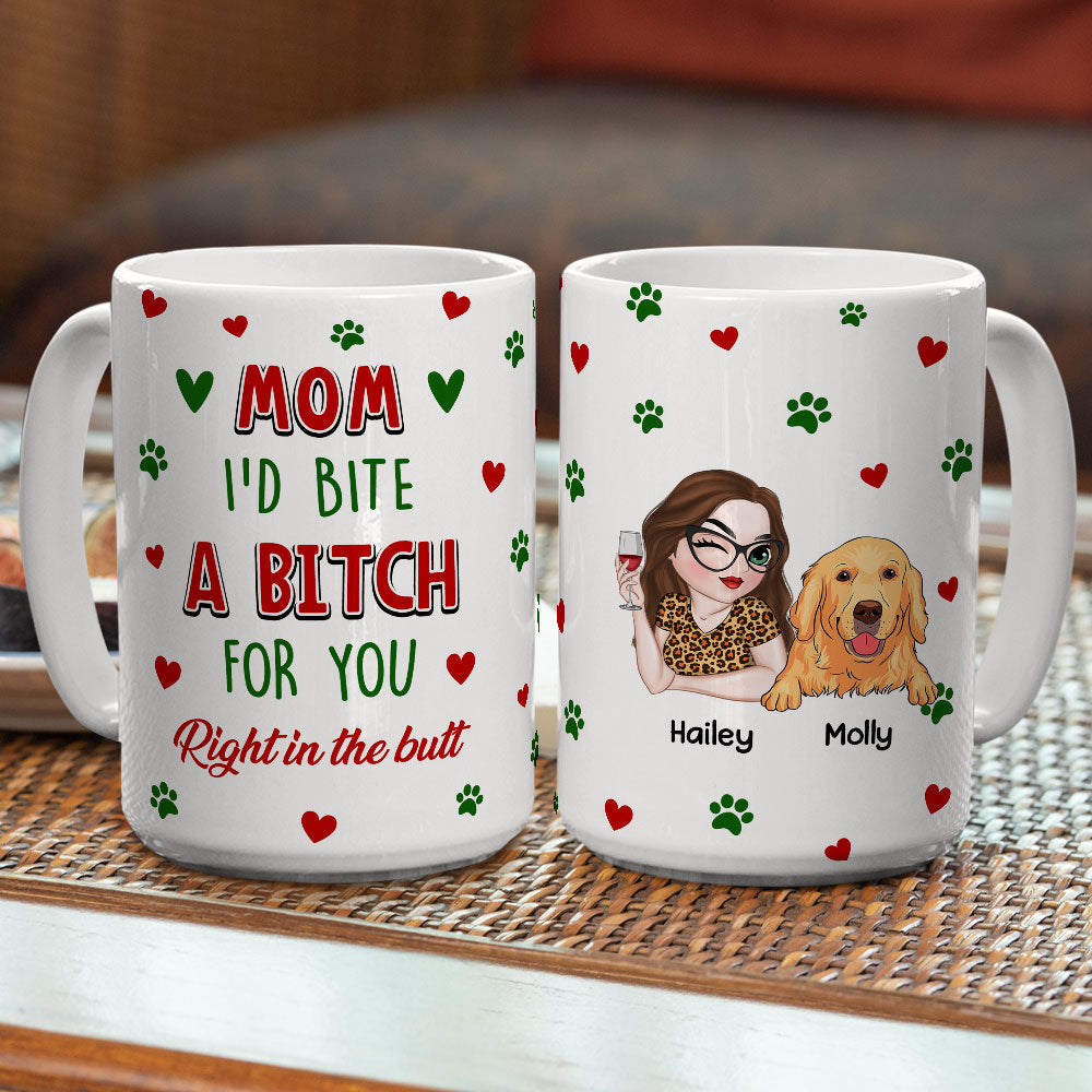 Personalized Custom 'I'd Bite A Bitch For You' Coffee Mug - Ideal Gift for Loved Ones