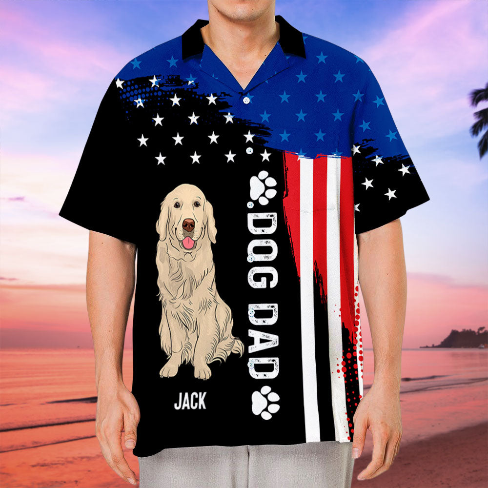 Customizable American Dog Hawaiian Shirt - Personalized for Pet Lovers