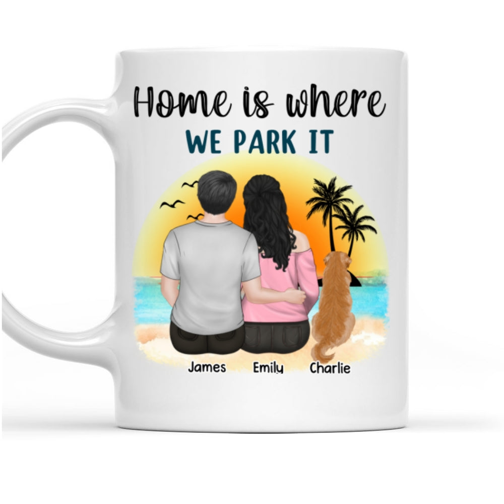 Personalized Couple & Dogs Custom Coffee Mug - Ideal Gift for Loved Ones