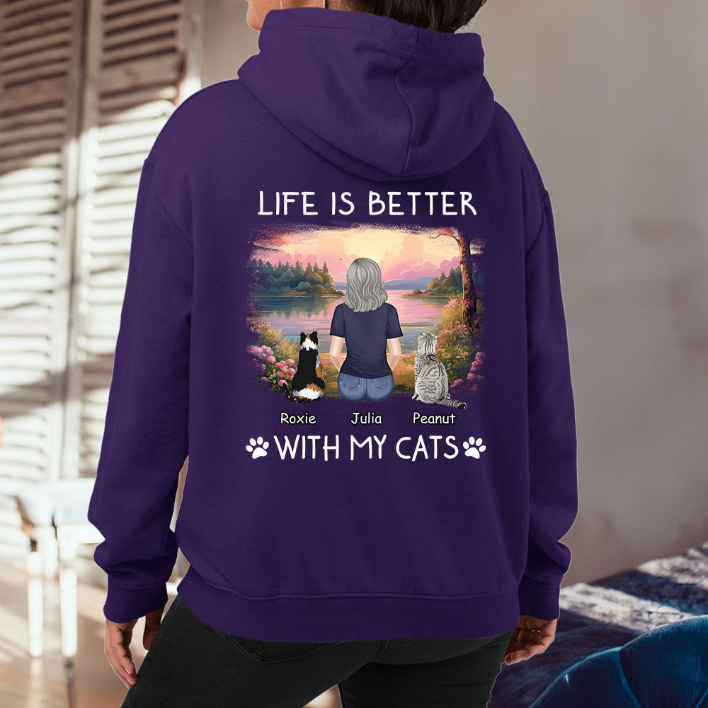 Better With Pets - Customizable Personalized Pet Lover's Hoodie