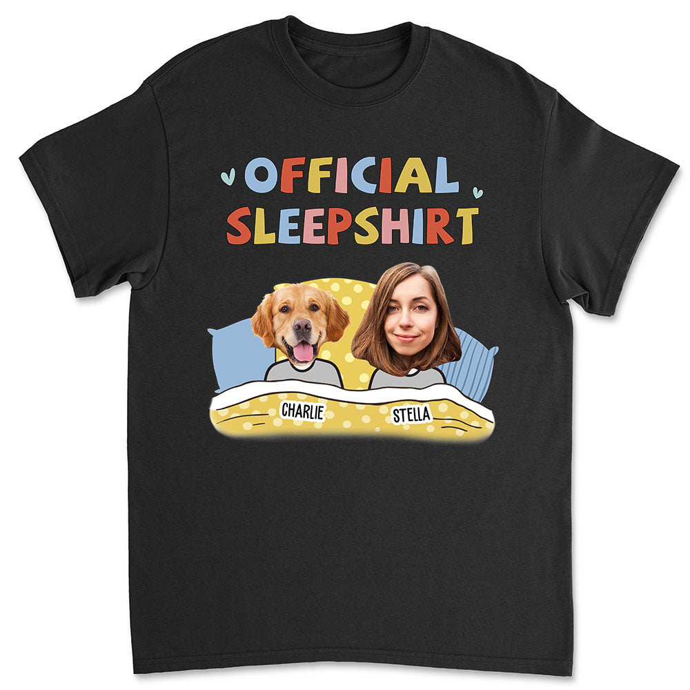 Personalized Custom Unisex Sleepshirt with Pet Photos - Ideal Gift for Pet Lovers