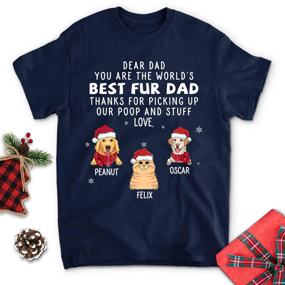 Personalized 'Thank You Fur Dad/Mom' Unisex T-shirt - Ideal Gift for Pet Lovers