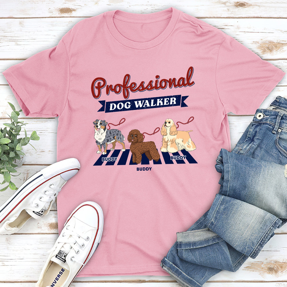 Professional Walker Personalized Custom Unisex Pet Lover T-shirt