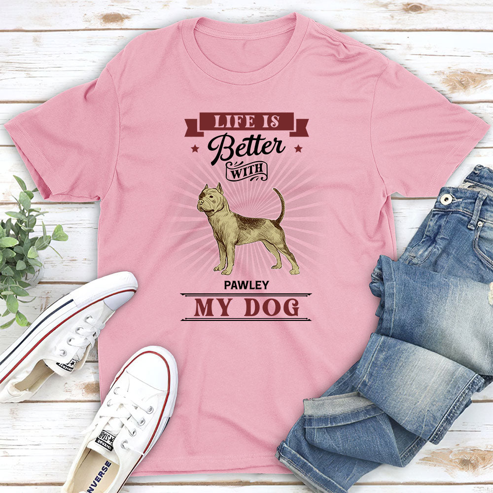 Personalized Custom Unisex Dog Lover T-shirt: A Perfect Gift for Dog Owners