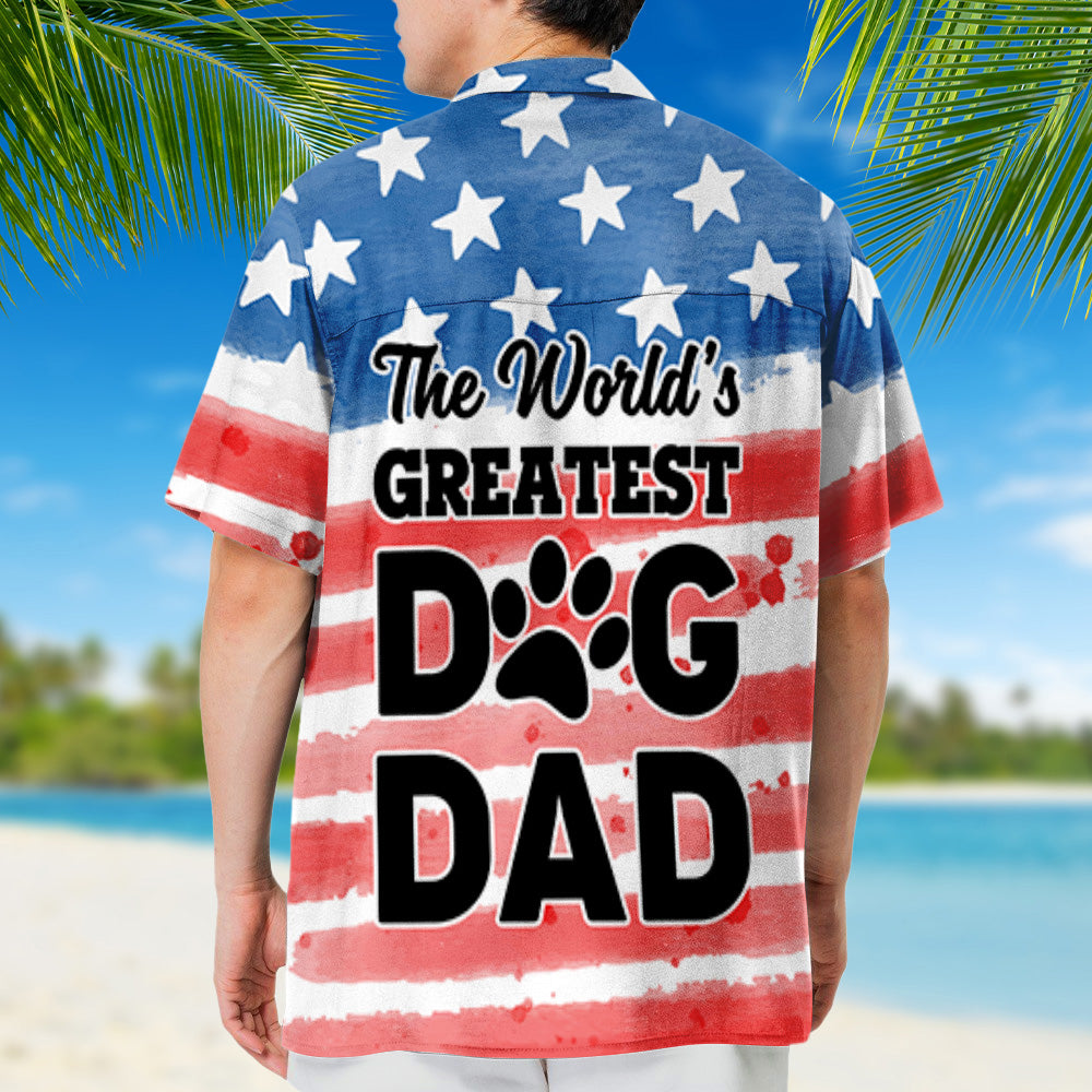 Top - Personalized Custom Hawaiian Shirt for Dog Dads
