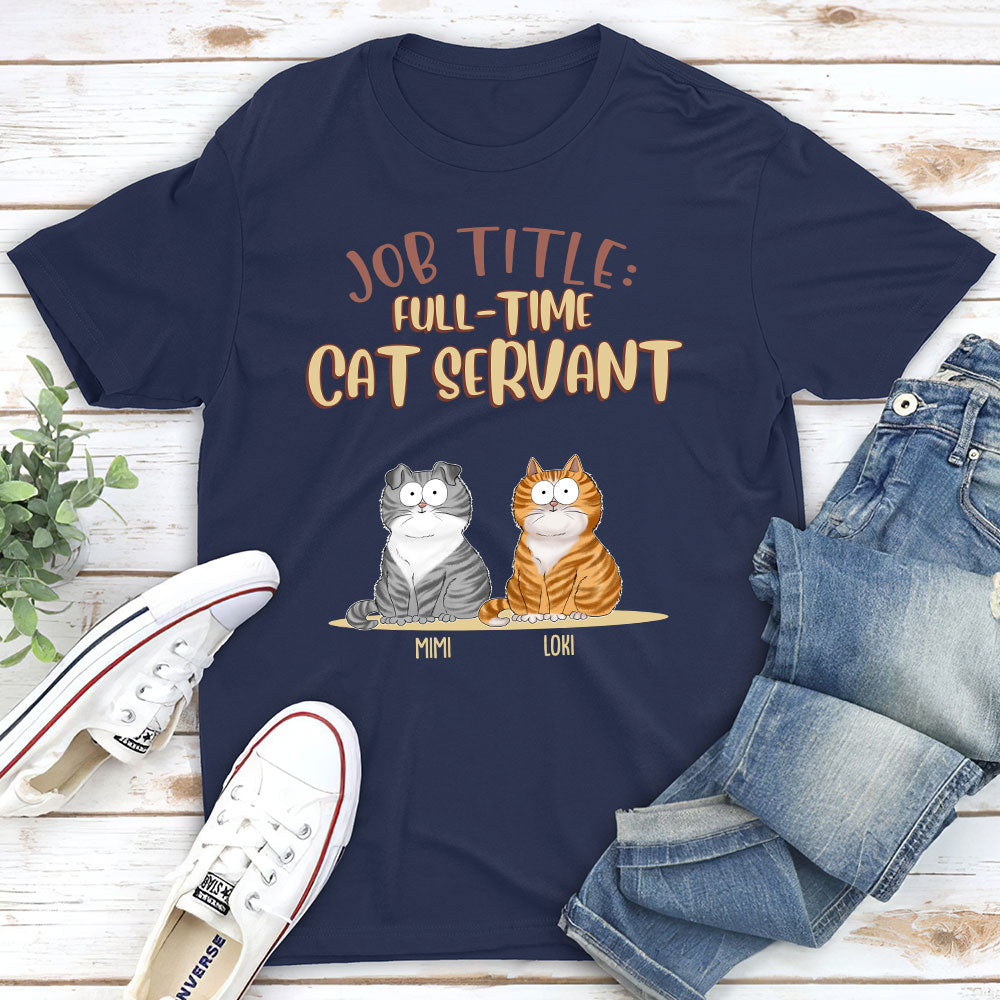 Customizable Fulltime Dog Servant Unisex T-shirt - Ideal Gift for Pet Lovers