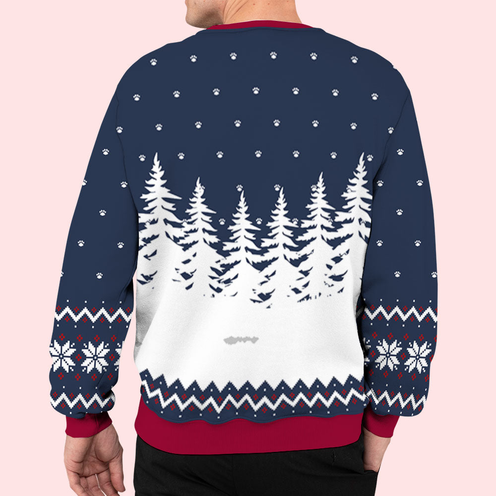Personalized All-Over-Print Human Belongs Sweatshirt - Ideal Gift for Pet Lovers