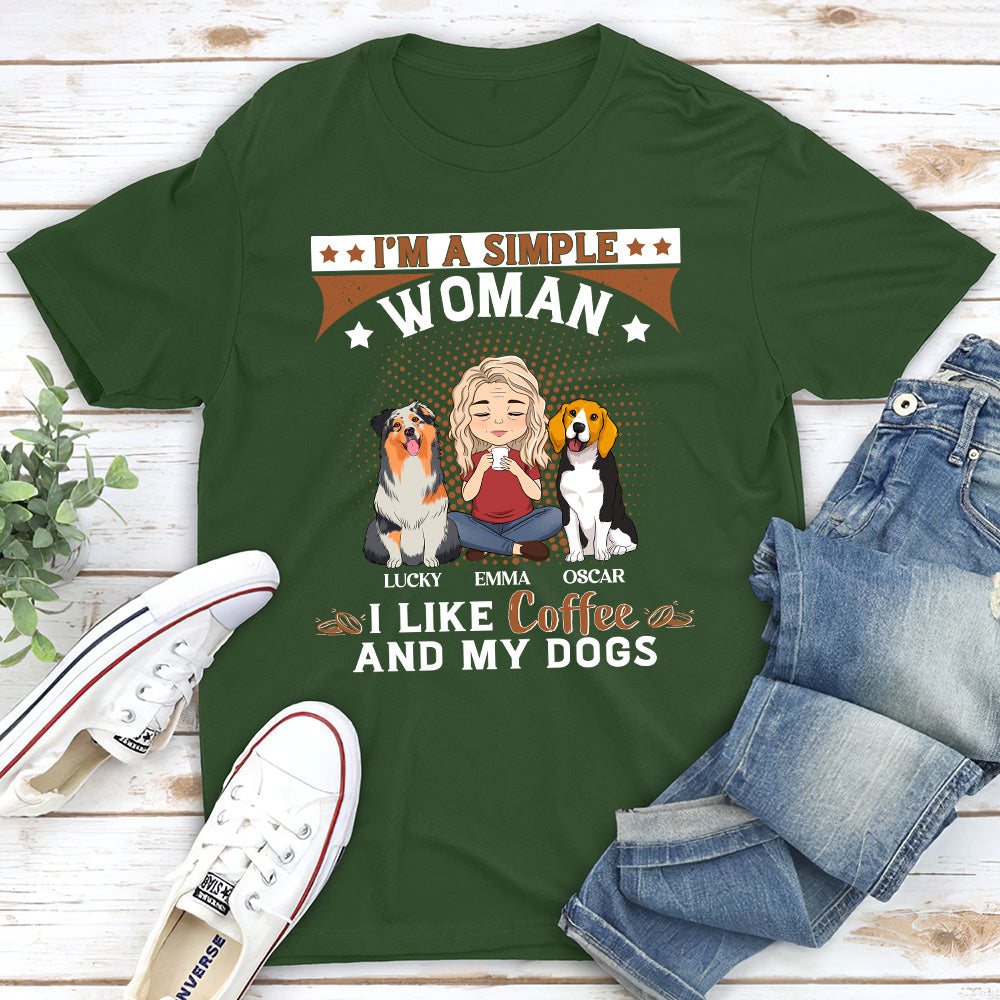 Simple Woman - Personalized Custom Unisex Pet Lover T-shirt