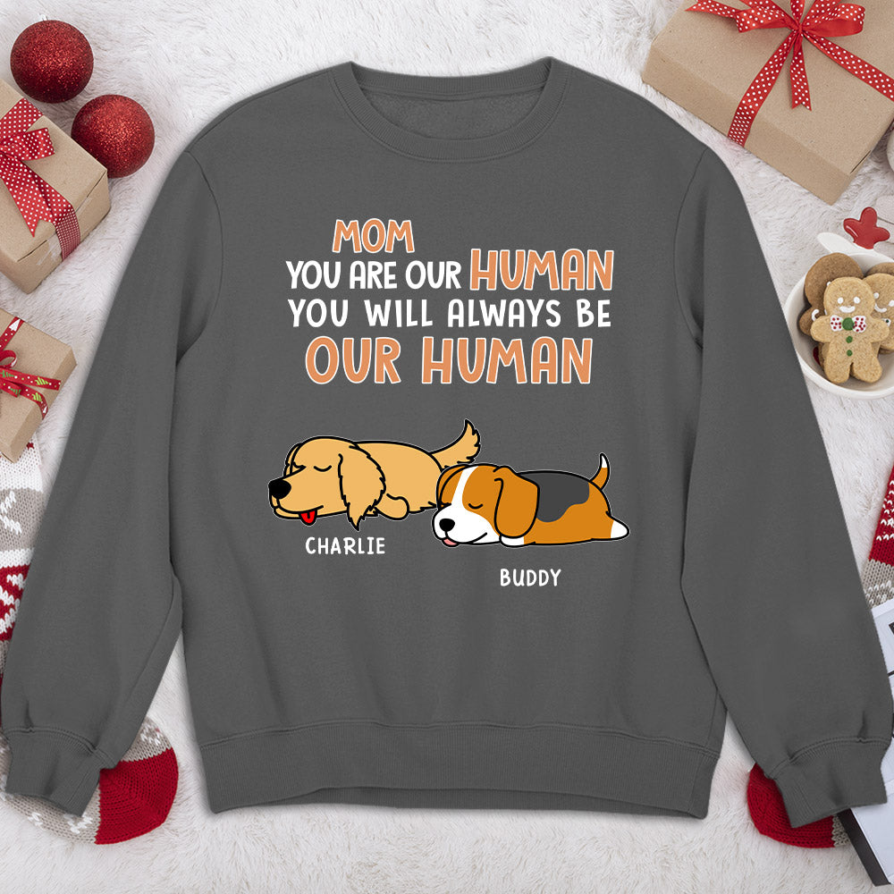 Be My Human - One-of-a-Kind Personalized Custom Sweatshirt for Pet Lovers